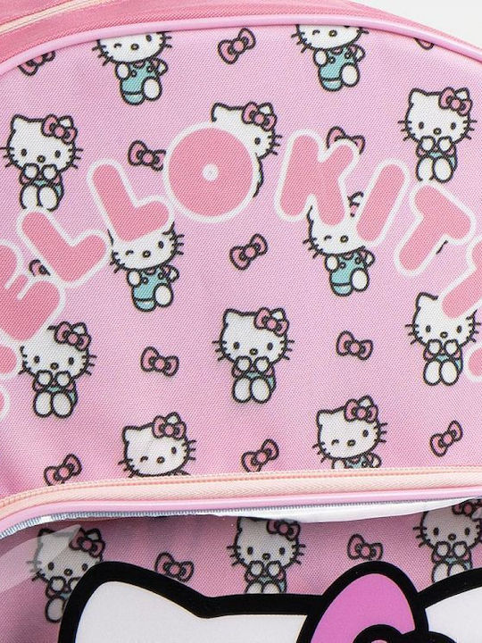 Hello Kitty Σχολική Τσάντα Πλάτης Δημοτικού Ροζ