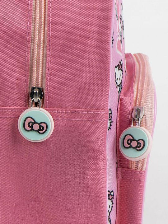 Hello Kitty Σχολική Τσάντα Πλάτης Δημοτικού Ροζ