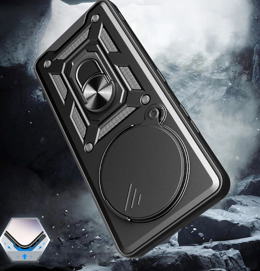 Tech-Protect CAMSHIELD PRO Задна корица Пластмаса / Силикон Черен (Realme 14 Pro)