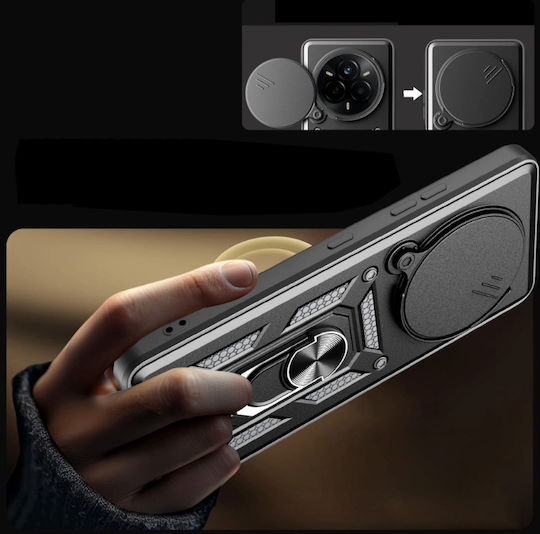 Tech-Protect CAMSHIELD PRO Задна корица Пластмаса / Силикон Черен (Realme 14 Pro)