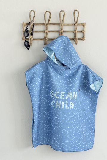 Kid's Poncho Ocean Child Nima Home Microfiber 03-05