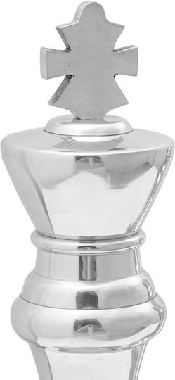 vidaXL Schach Metallisch 17x17cm