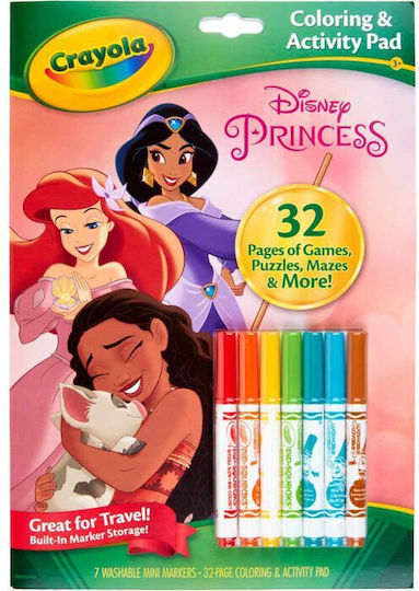 Crayola Color & Activity Pad Disney Princess Painting Set