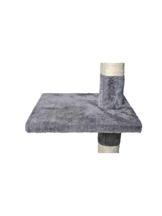 Purlov Scratching Post Cat Trees Gray 5 levels 49x49x118cm
