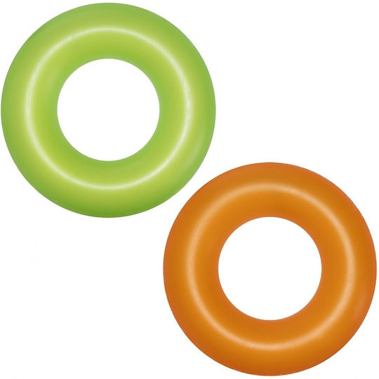 Bestway Neon Ring Παιδικό Σωσίβιο Κουλούρα με Διάμετρο 91εκ. από 10 Ετών