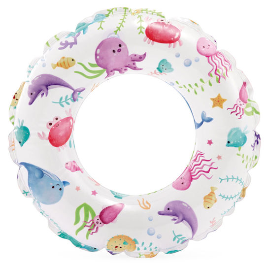 Intex Kinder Schwimmring mit Durchmesser 61cm. Weiß