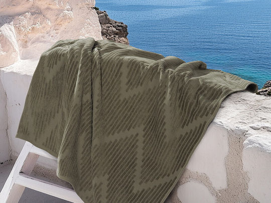 Nef-Nef Homeware Soroco Βαμβακερή Μπλε 160x80εκ.