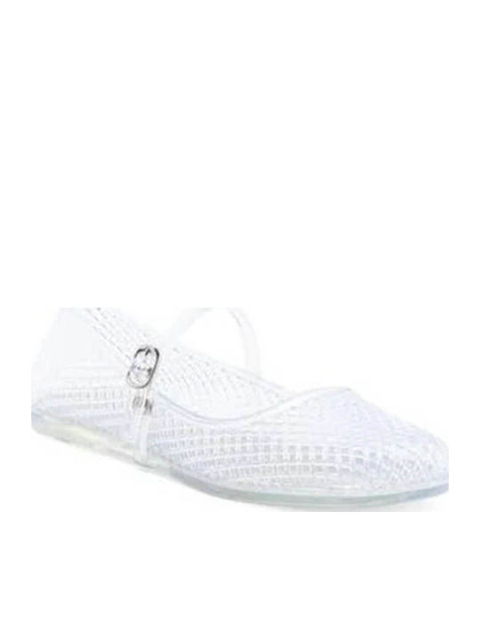 Jeffrey Campbell Γυναικείες Μπαλαρίνες σε Λευκό Χρώμα