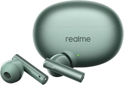 Realme Buds Air 6 Bluetooth Handsfree Ακουστικά με Θήκη Φόρτισης Forest Green