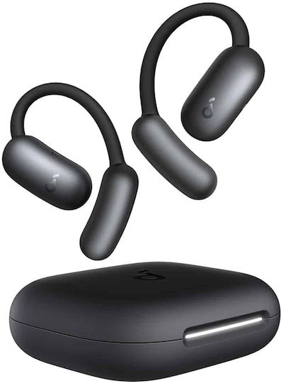 Soundcore by Anker AeroFit 2 Offenes Ohr Bluetooth-Freisprecheinrichtung Kopfhörer mit Schweißresistenz und Ladeetui Schwarz