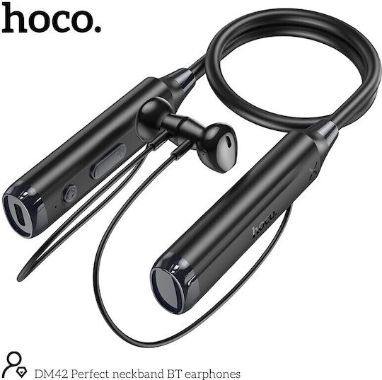 Hoco DM42 In-ear Bluetooth Handsfree Ακουστικά Μαύρα