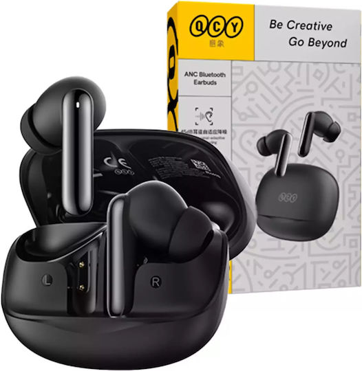 QCY Melobuds N50 Bluetooth Handsfree Earphones with Sweat Resistance and Charging Case Black