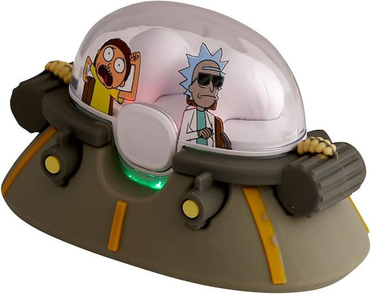 Rick And Morty Tws In-ear Bluetooth Handsfree Ακουστικά με Θήκη Φόρτισης Γκρι