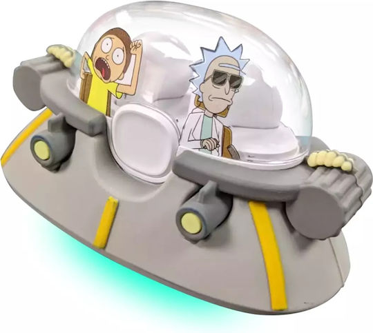 Rick And Morty Tws In-ear Bluetooth Handsfree Ακουστικά με Θήκη Φόρτισης Γκρι