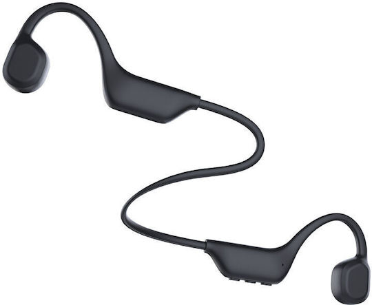 Ksix Astro Bone 2 Knochenleitung Bluetooth-Freisprecheinrichtung Kopfhörer mit Schweißresistenz Schwarz