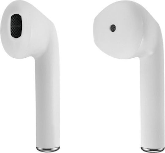 Setty STWS-1 In-Ear Bluetooth-Freisprecheinrichtung Kopfhörer mit Ladeetui Weiß