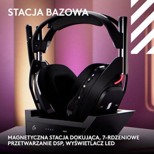 Logitech ASTRO A50 (Gen 5) Drahtloses Über Ohr Gaming-Headset mit Bluetooth / USB Verbindung für Nintendo Switch / PC / PS5 / XBOX