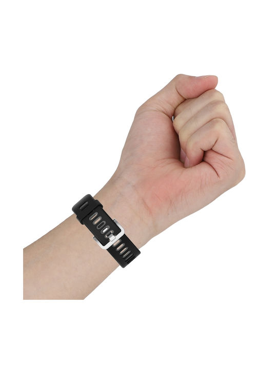 Armband Silikon Schwarz (Huawei Watch Fit)