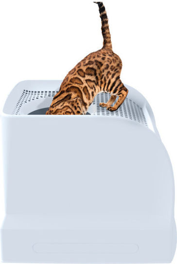 Imac Frida Τουαλέτα Γάτας Κλειστή Μπλε Μ40 x Π56 x Υ43.5cm