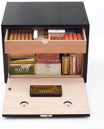 Adorini Habana Deluxe Holz Befeuchter für Zigarren 32cmx44cmx34cmcm.