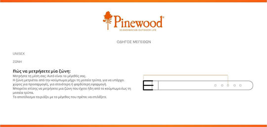 Pinewood Canvas Riemen Militärgürtel Schwarz 40mm