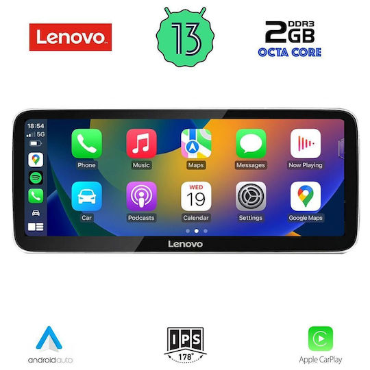Lenovo Auto-Audiosystem für Audi Q5 2009-2016 (Bluetooth/USB/WiFi/GPS/Apple-Carplay/Android-Auto) mit Touchscreen 10.33"