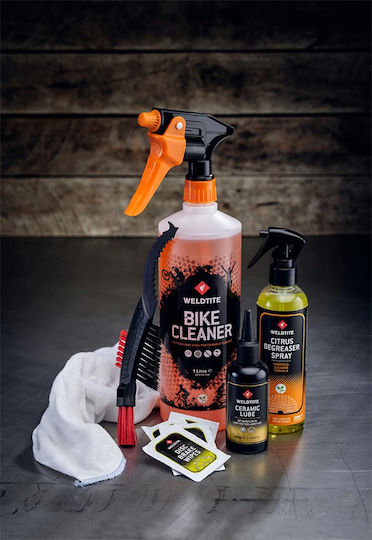 Комплект за почистване и смазване на велосипеди Grande Bike Care Weldtite