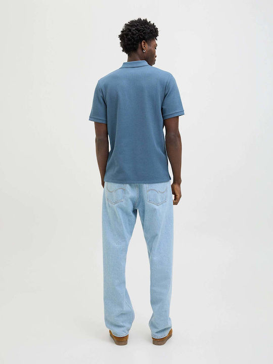 Polo Short Sleeve Blue Blouse