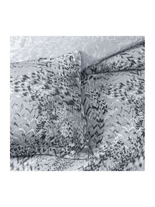 Tac Set Husă de Pilotă Dublă cu 2 Fețe de Pernă & 1 Cearsaf 200x220 Abstract Design