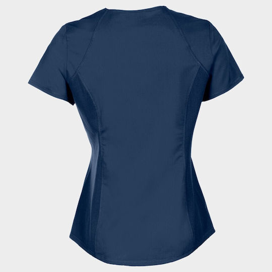 Cherokee WWE601 Women's Navy Blue Medical Blouse