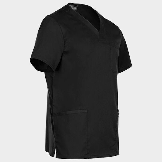 Cherokee WWE670 Male Medical Blouse Black