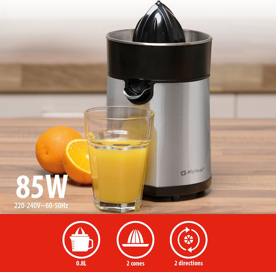 Alpina Appliances Ηλεκτρικός Στίφτης 85W με Χωρητικότητα 800ml
