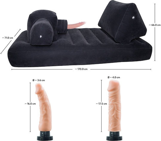 You2Toys Σετ για Δέσιμο στο Κρεβάτι σε Μαύρο Χρώμα