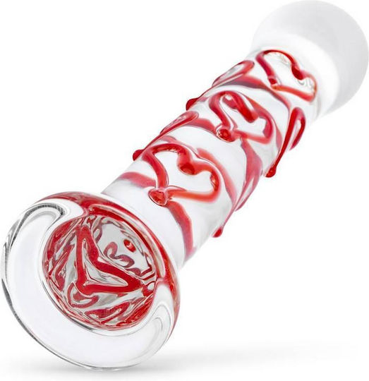 Gildo Γυάλινο Dildo Διάφανο 17cm