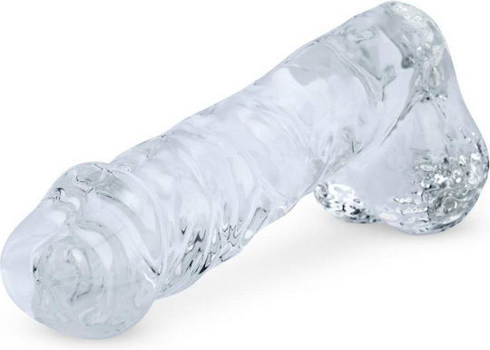 Gildo Glass Dildo with Scrotum Transparent 20cm