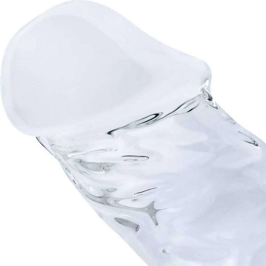 Gildo Glass Dildo with Scrotum Transparent 20cm