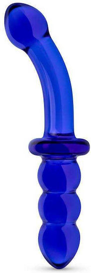 Gildo Γυάλινο Dildo Μπλε 20cm