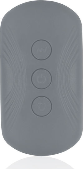 LoveLine Rotating Prostate Stimulator Πρωκτική Σφήνα με Δυνατότητα Ασύρματης Λειτουργίας και Δόνηση Γκρι