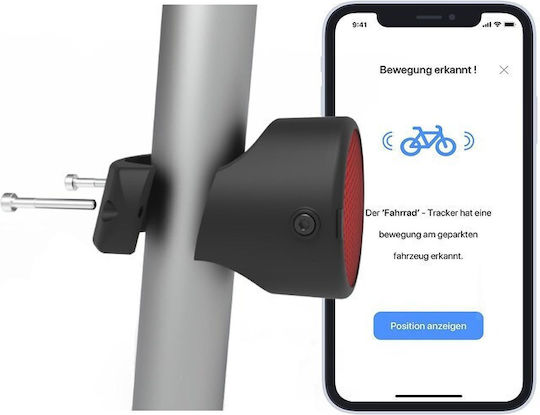 Invoxia Мини GPS Тракер Bike Bluetooth / WiFi за Деца/възрастни хора / Велосипеди Waterproof IP67