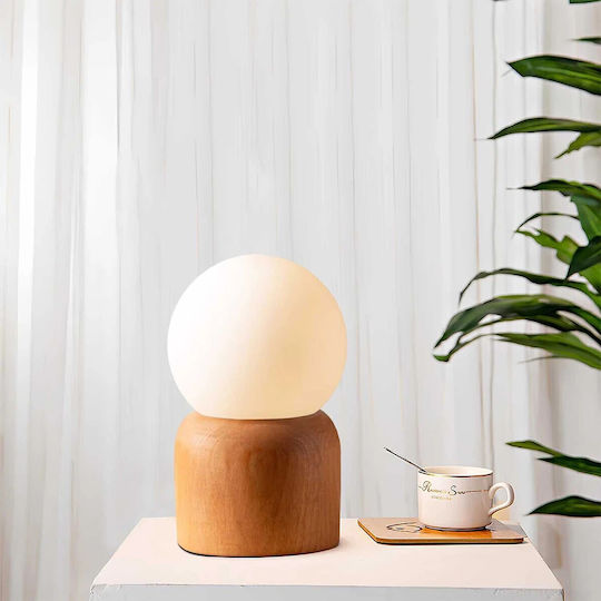 GloboStar Board Decorative Lamp with Socket for Bulb E27 Beige