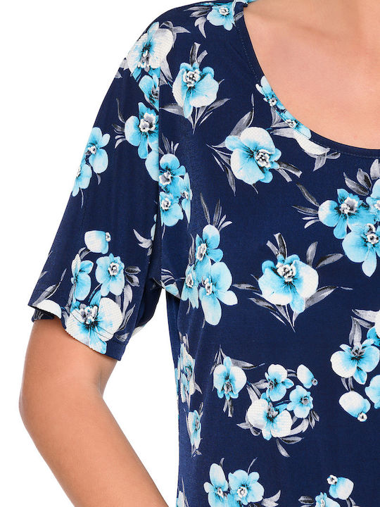 Summer Midi Dress Blue