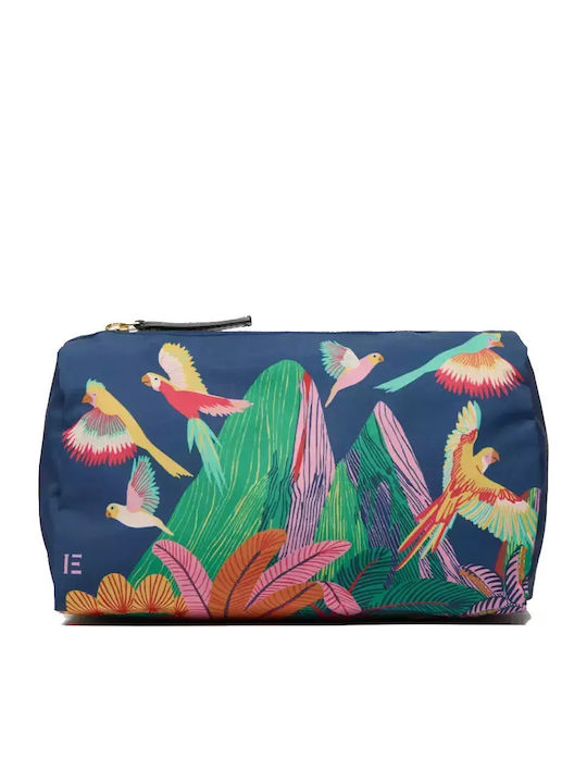 Damen Necessaire in Marineblau Farbe 22.5cm