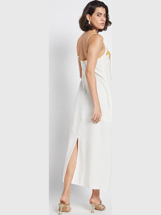 Summer Maxi Dress for Wedding - Christening Ecru