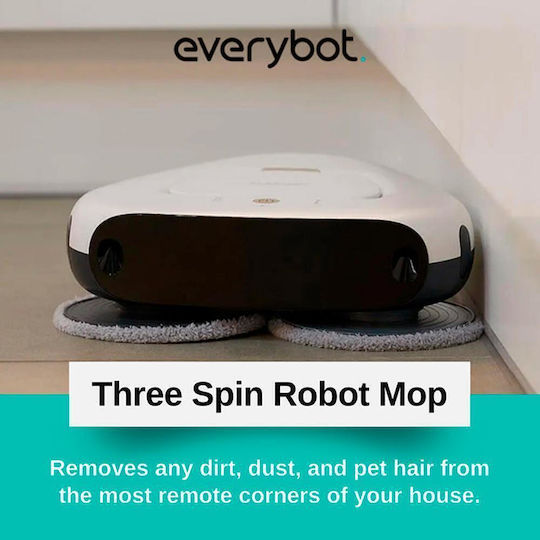 Everybot TS300 Aspirator Robot cu Navigare cu Senzori Albă