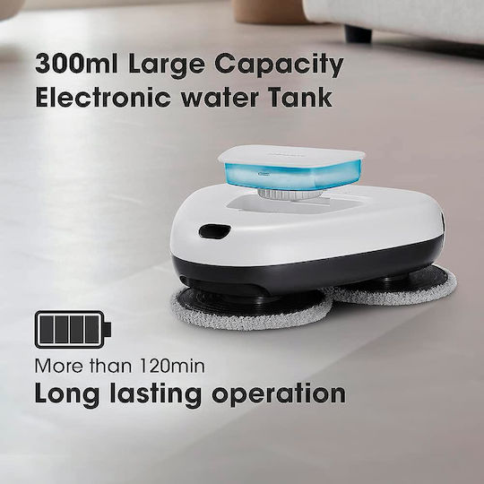 Everybot TS300 Aspirator Robot cu Navigare cu Senzori Albă