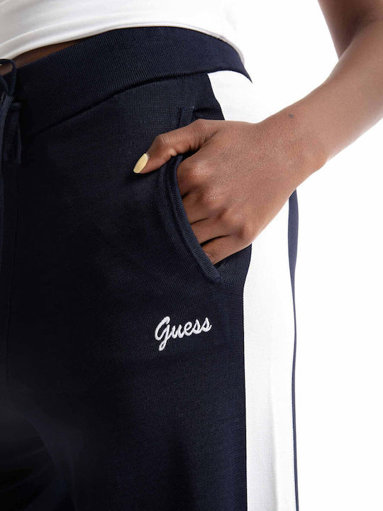 High Waist Sweatpants Navy Blue