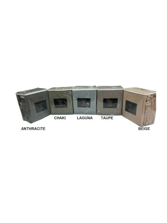 Adam Home Κουβερλί Υπέρδιπλο Anthracite 240x250cm