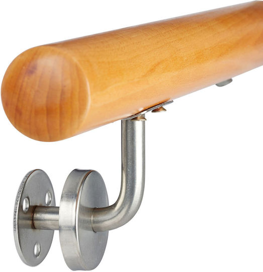 Stainless Steel Beech Balustrade Relaxdays 100cm