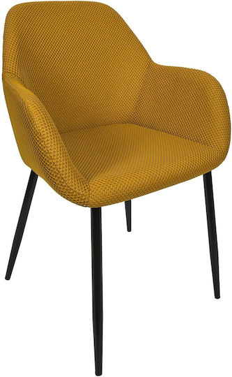 Atomic Scaune Sala de mese Galben 1buc 59x55.7x85buc