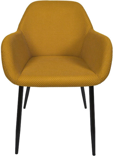 Atomic Scaune Sala de mese Galben 1buc 59x55.7x85buc